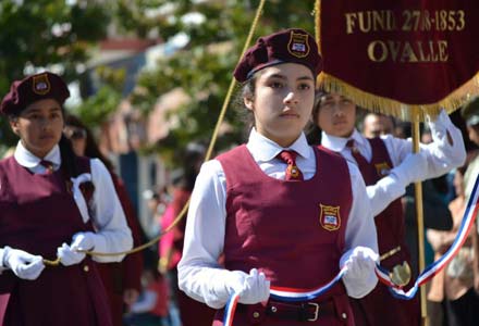 Desfile 186º Aniversario de Ovalle